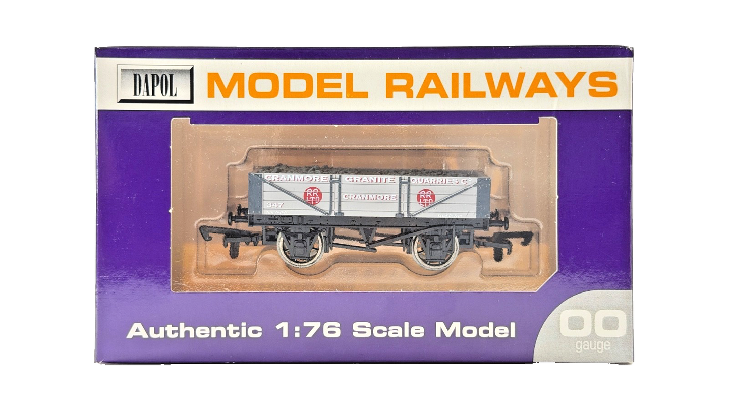 DAPOL 00 GAUGE - CRANMORE GRANITE QUARRIES PLANK WAGON 347 (LIMITED EDITION)