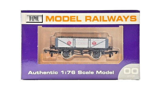 DAPOL 00 GAUGE - CRANMORE GRANITE QUARRIES PLANK WAGON 347 (LIMITED EDITION)