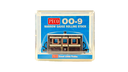 PECO OO9 SCALE - GR-555 - FFESTINIOG RAILWAY BUG BOX COACH 3RD CLASS VICTORIAN
