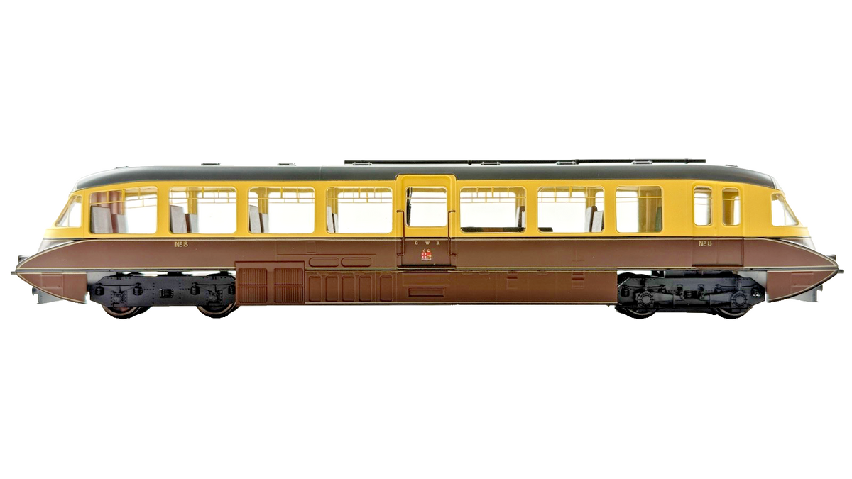 DAPOL OO GAUGE - 4D-011-004S - STREAMLINED RAILCAR GWR CHOC CREAM DCC SOUND