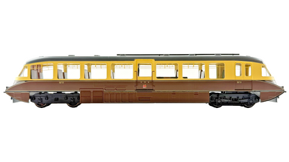 DAPOL OO GAUGE - 4D-011-004S - STREAMLINED RAILCAR GWR CHOC CREAM DCC SOUND