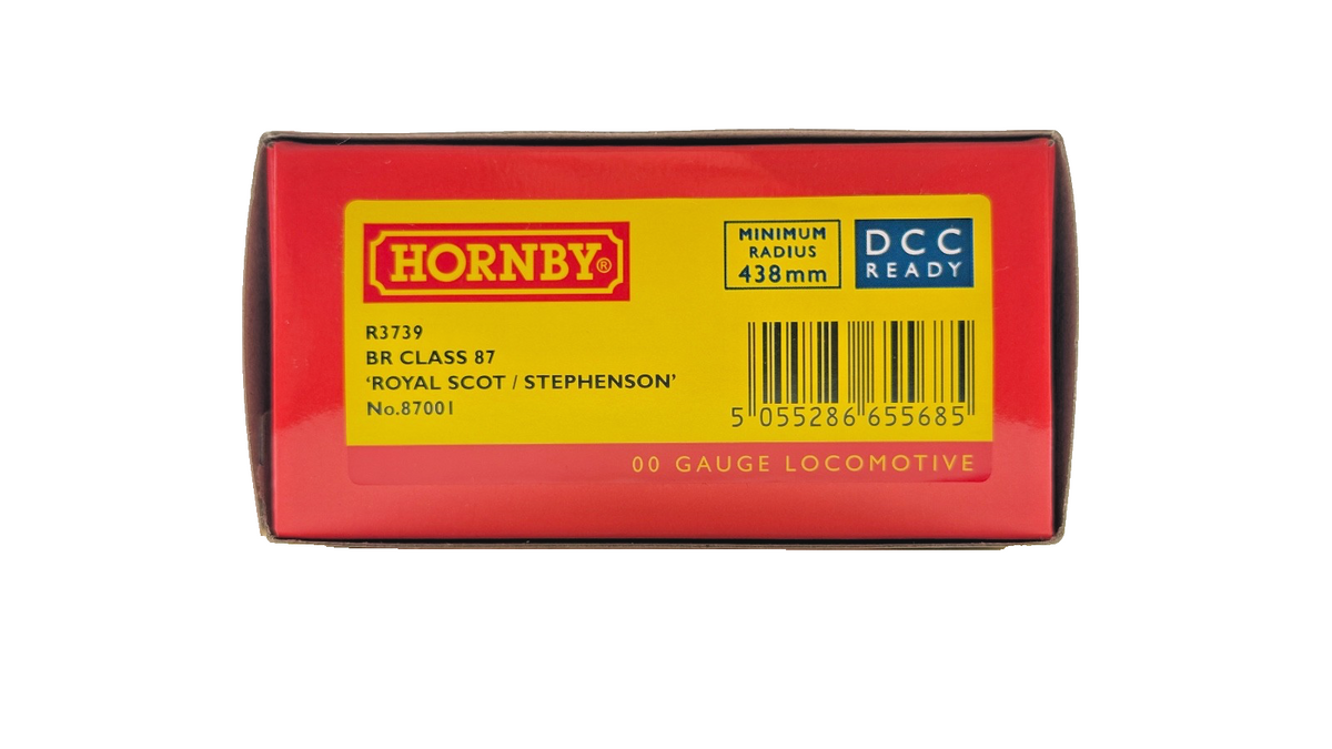 HORNBY OO GAUGE - R3739 - BR CLASS 87 LOCOMOTIVE 87001 ROYAL SCOT / STEPHENSON