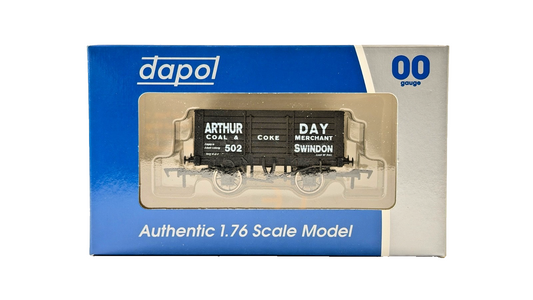 DAPOL 00 GAUGE - ARTHUR DAY COAL & COKE MERCHANT SWINDON 502 (LIMITED EDITION)