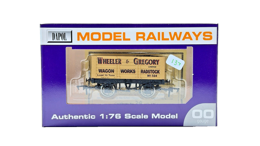DAPOL 00 GAUGE - WHEELER & GREGORY WAGON WORKS RADSTOCK 324 (LIMITED EDITION)