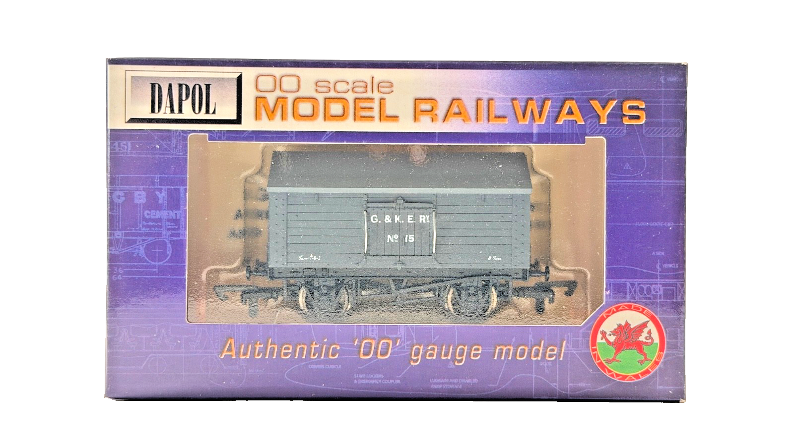 DAPOL 00 GAUGE - GARSTANG & KNOTT END RAILWAY WAGON NO.15 (LIMITED EDITION)