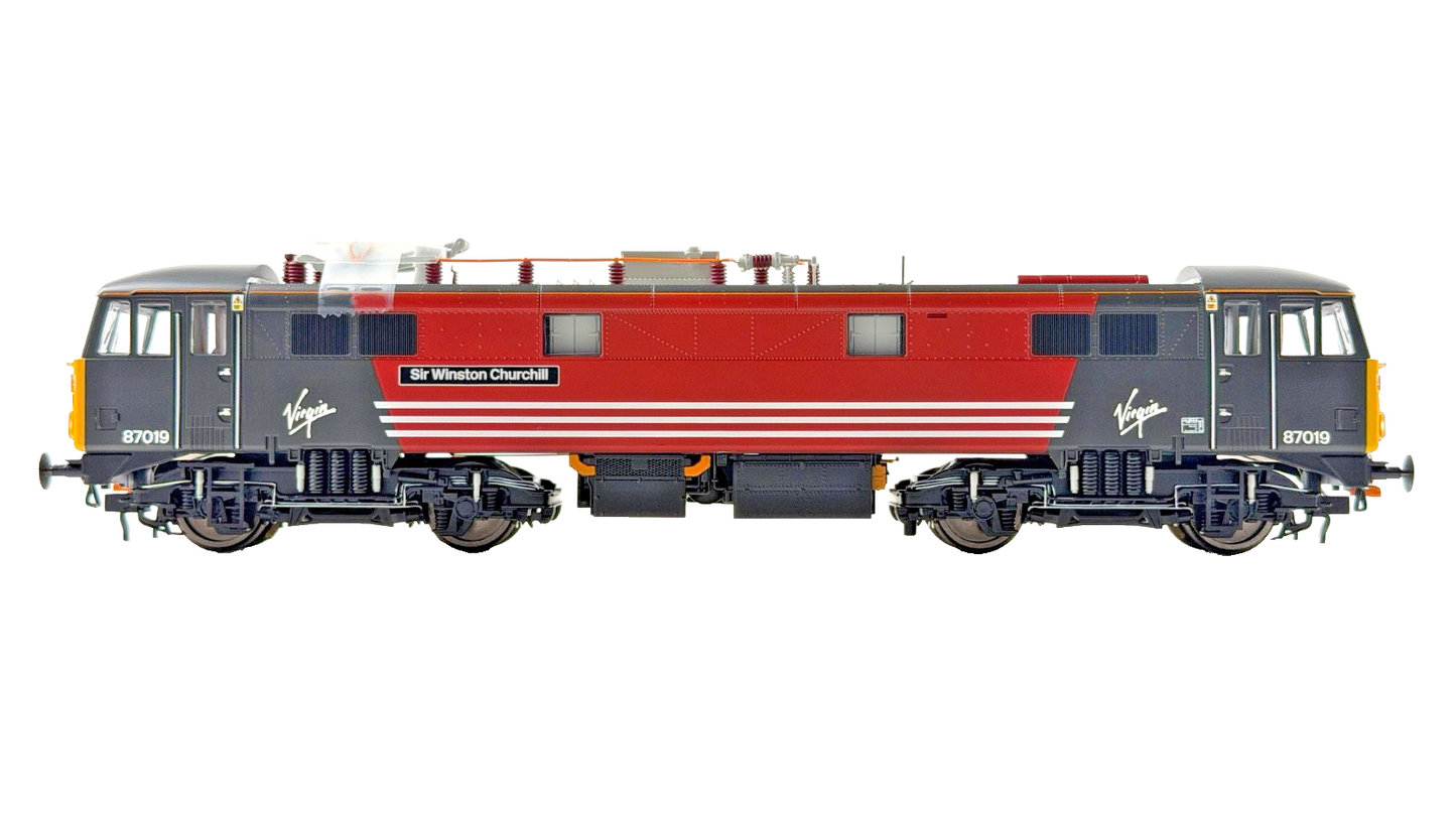 HORNBY OO GAUGE - R3656 - CLASS 87 LOCO 87019 VIRGIN TRAINS WINSTON CHURCHILL