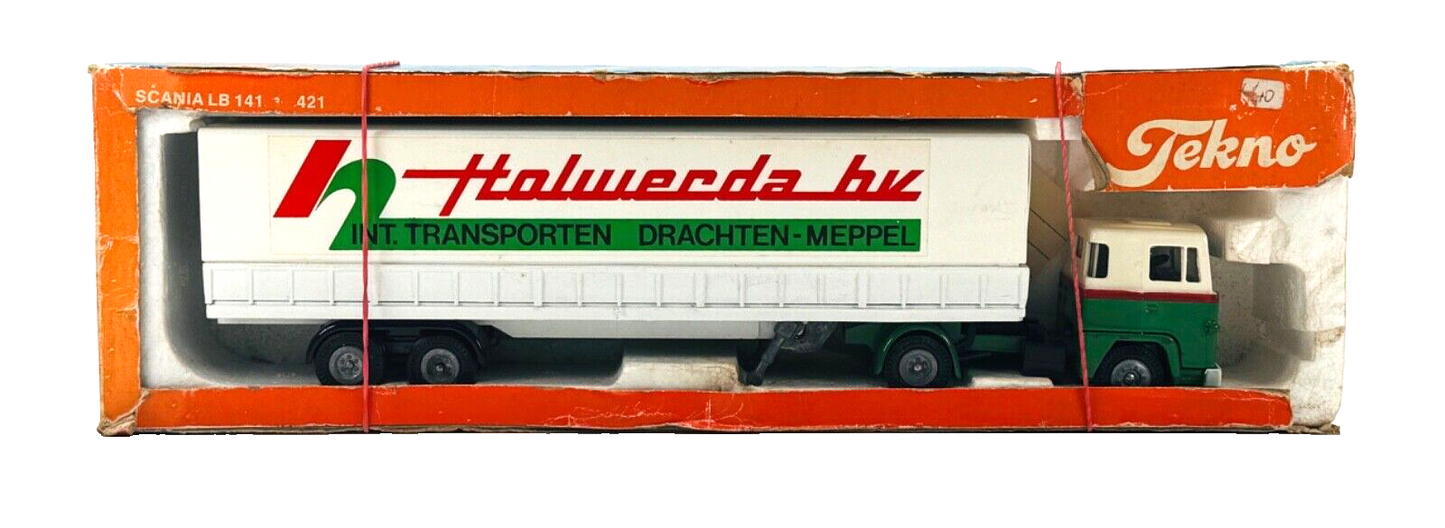 TEKNO 1/50 - 4217 - SCANIA 141 'HOLWERDA BV' INTERNATIONAL TRANSPORT - BOXED