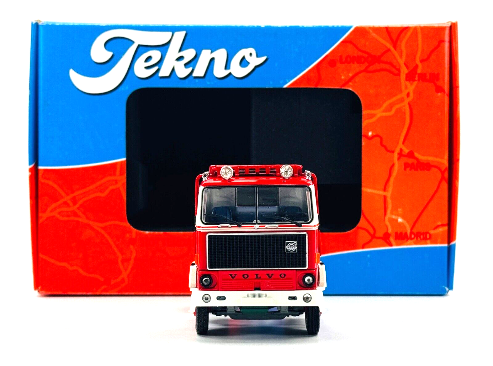 TEKNO 1/50 SCALE - 68025 - VOLVO F89 4X2 RED CAB UNIT (BASIC PLUS) - BOXED