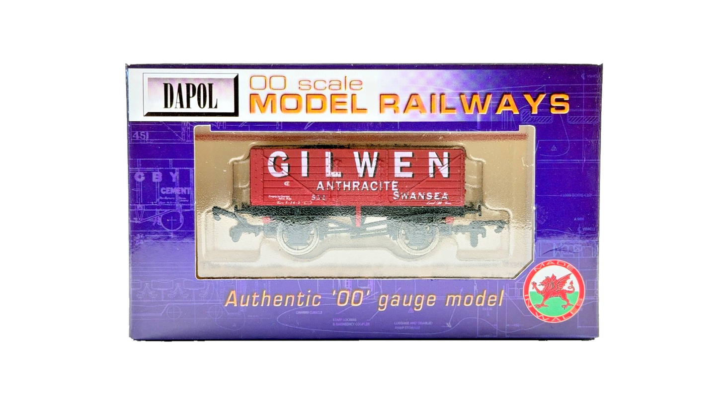 DAPOL 00 GAUGE - GILWEN ANTHRACITE OF SWANSEA WAGON NO.532 (LIMITED EDITION)
