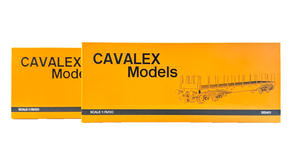CAVALEX MODELS OO GAUGE - BBA01 - PAIR OF BR BAUXITE BBA WAGONS 910236 910202