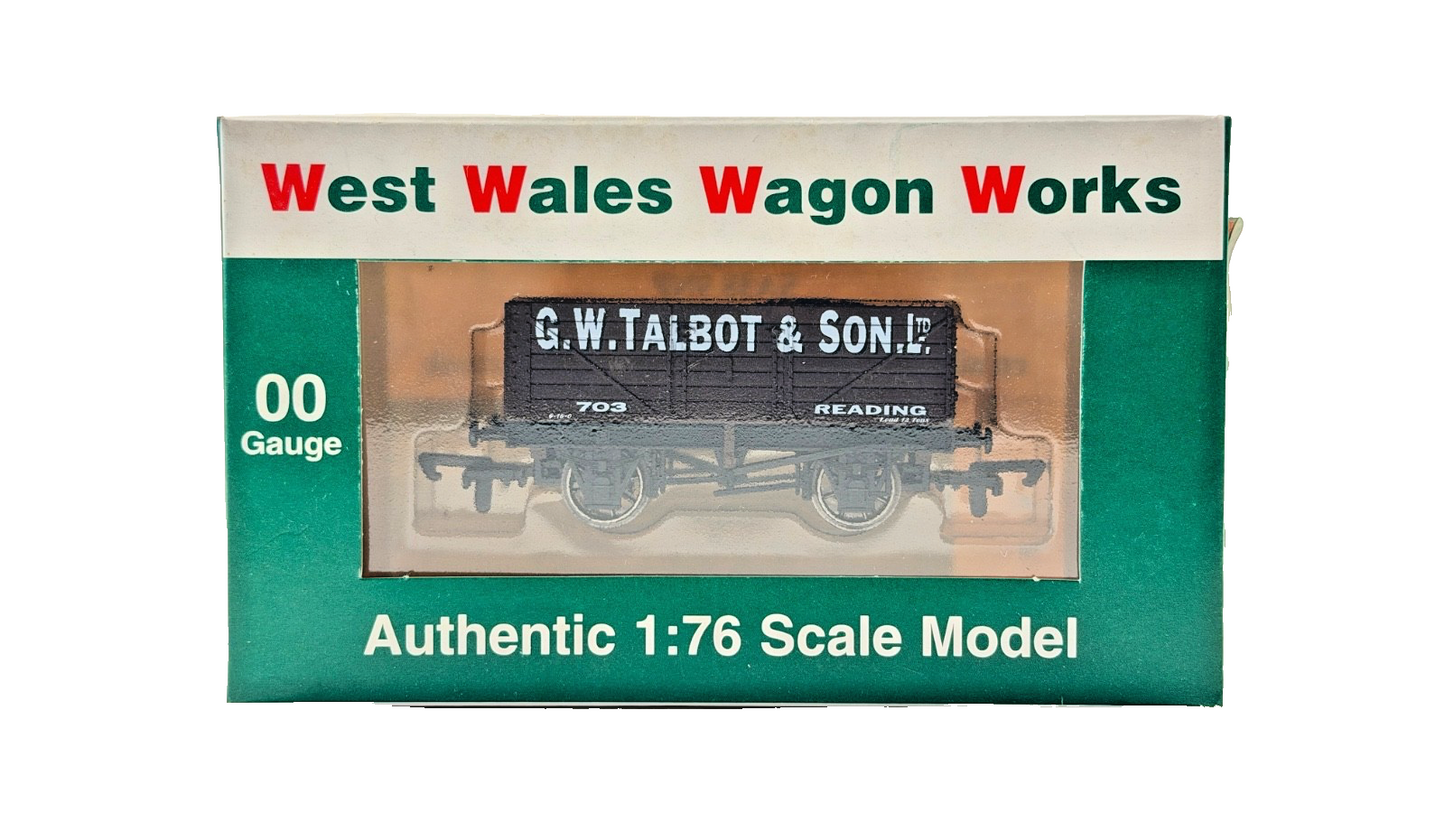 DAPOL 00 GAUGE - G.W TALBOT & SON COLLIERY READING WAGON 703 (LIMITED EDITION)
