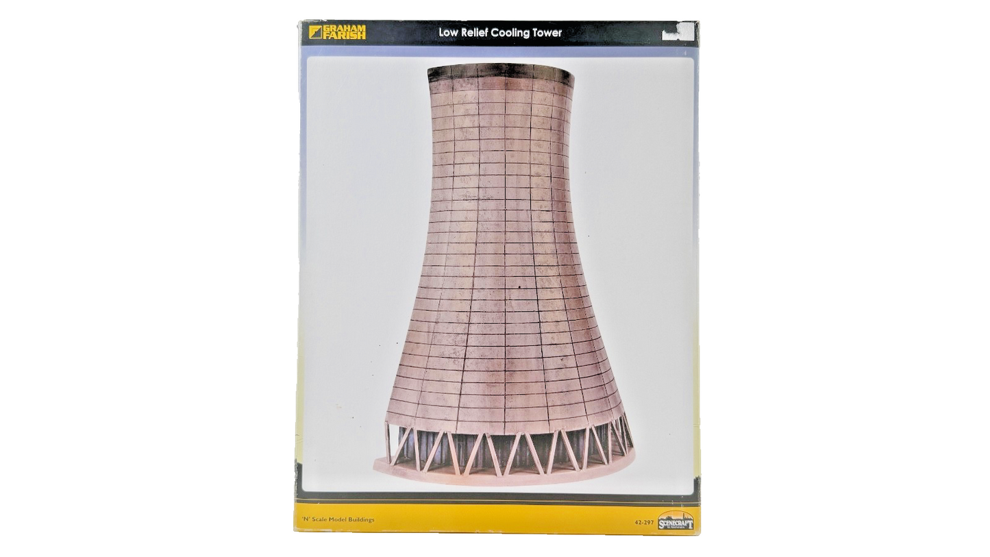GRAHAM FARISH N GAUGE SCENECRAFT - 42-297 - LOW RELIEF COOLING TOWER - BOXED