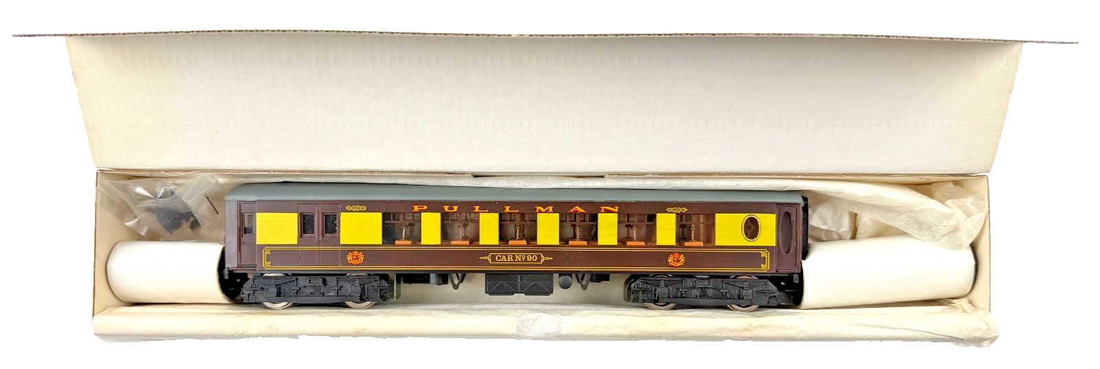 WRENN OO GAUGE - W3006/7 - BRIGHTON BELLE PULLMAN BROWN CREAM 2 CAR SET MINT