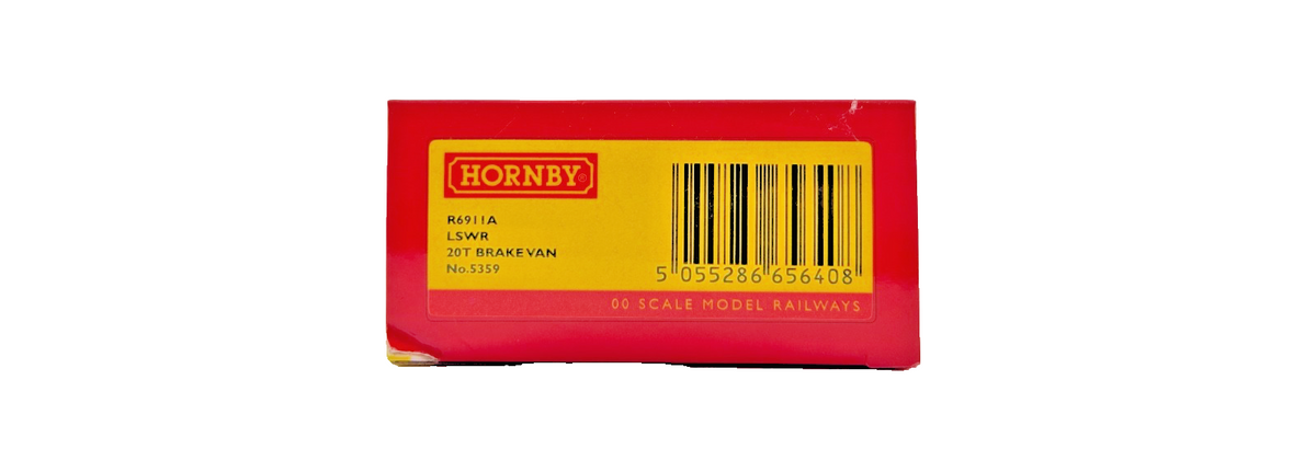HORNBY OO GAUGE - R6911A - LSWR LONDON & SOUTH WESTERN 20T BRAKE VAN NO.5359