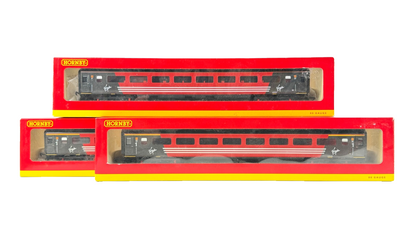 HORNBY OO GAUGE - R4096E/R4097E/R4096D - VIRGIN TRAINS MK3 COACHES BOXED X 3