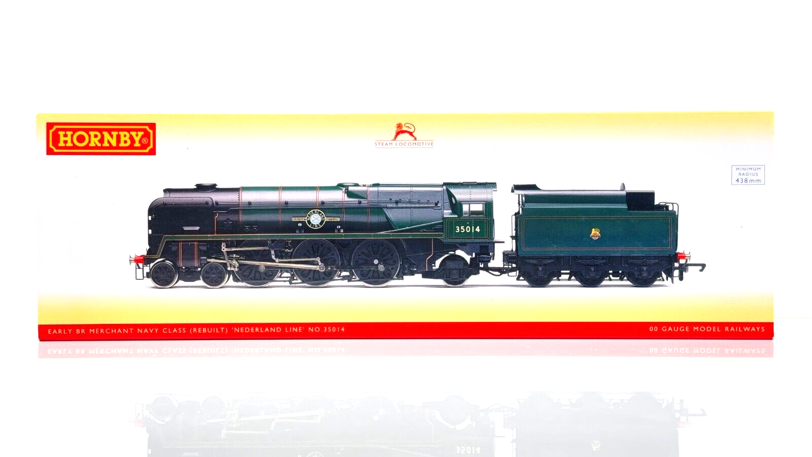 HORNBY 00 GAUGE - R3566 - BR 4-6-2 MERCHANT NAVY 'NEDERLAND LINE' 35014 - BOXED