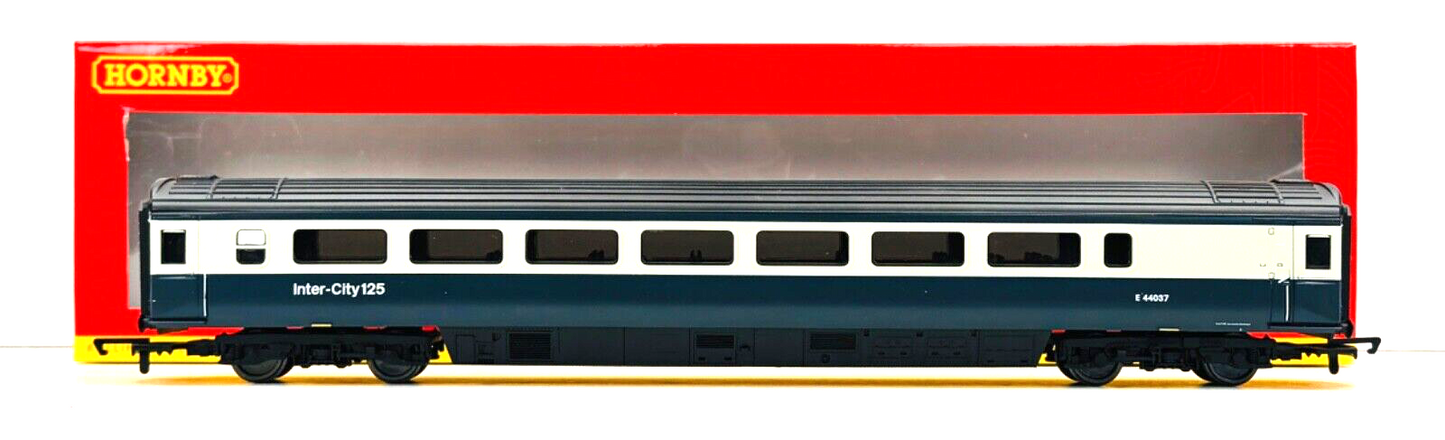 HORNBY 00 GAUGE - R4595 - BR BLUE GREY MK3 TGS COACH E44037 WITH LIGHTS - BOXED