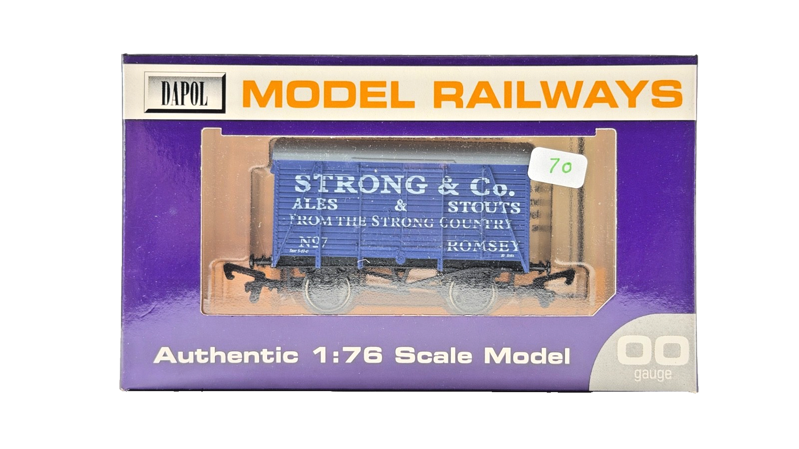 DAPOL 00 GAUGE - STRONG & CO ALES & STOUTS OF ROMSEY VAN 7 (LIMITED EDITION)