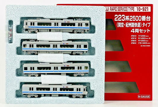 ROUNDHOUSE/KATO N GAUGE - 10-921 - 223 SERIES KANSAI AIRPORT KISHUJI RAPID TYPE