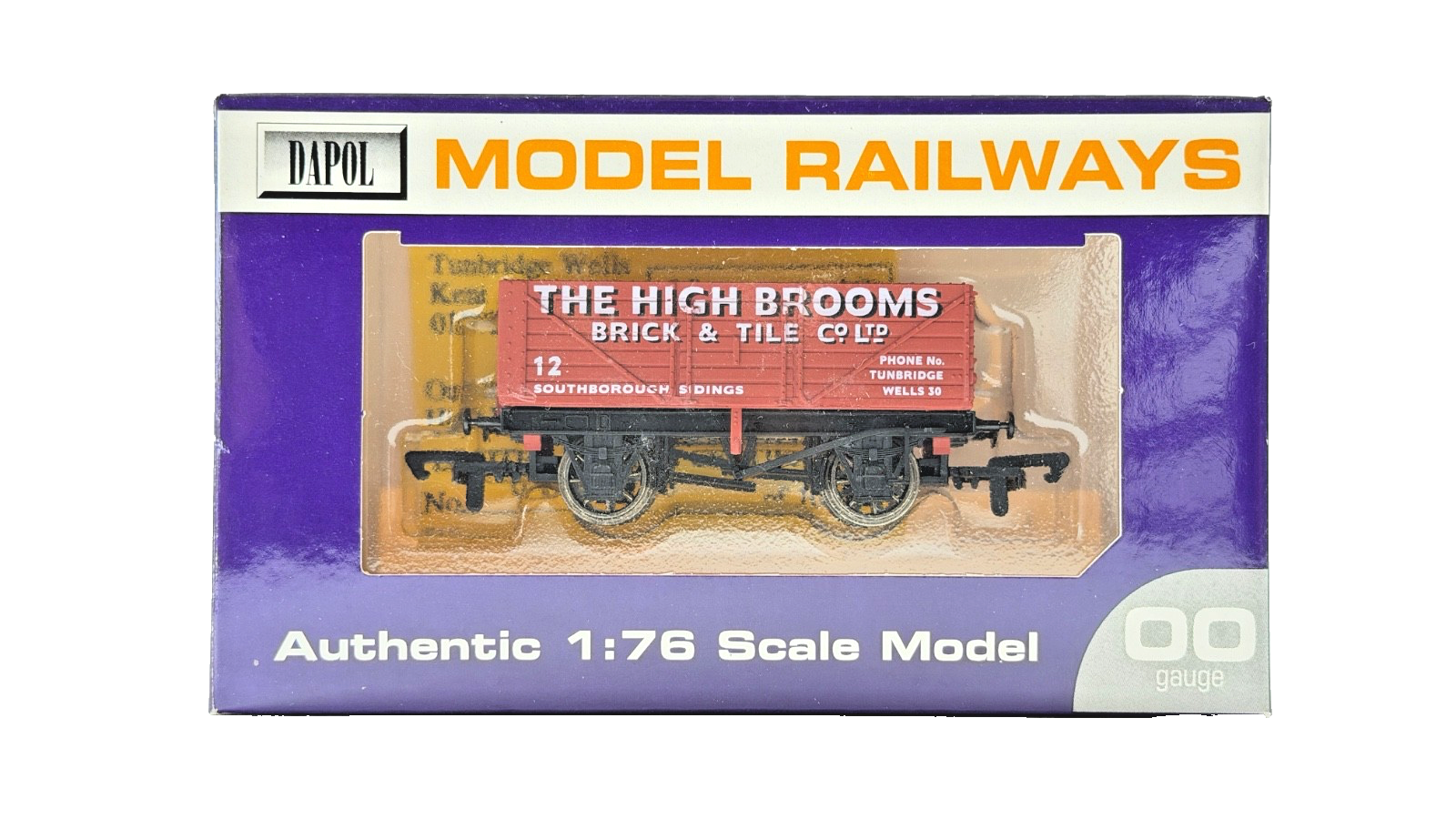 DAPOL 00 GAUGE - HIGH BROOMS BRICK & TILE CO SOUTHBOROUGH 12 (LIMITED EDITION)