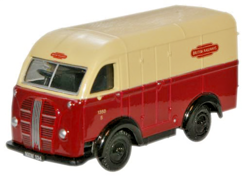 OXFORD DIECAST 1/76 SCALE - 76AK016 - AUSTIN 3 WAY VAN BRITISH RAILWAYS NEW