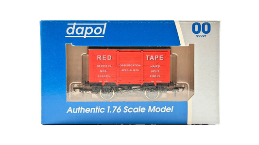 DAPOL 00 GAUGE - RED TAPE OBSFUSCATION SPECIALISTS VENT VAN (LIMITED EDITION)