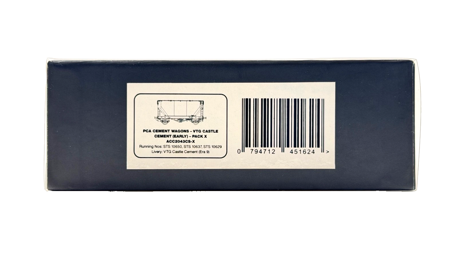 ACCURASCALE OO GAUGE - ACC2043-CS-X - PCA CEMENT WAGONS CASTLE CEMENT (EARLY)