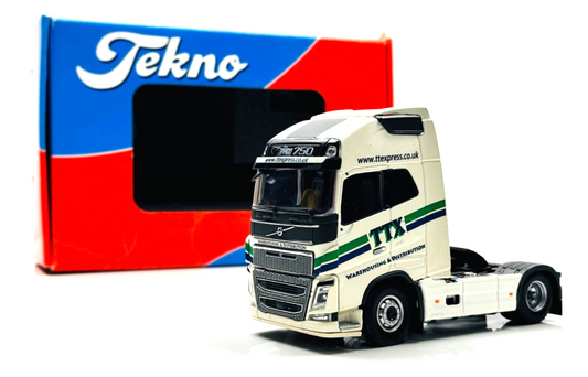 TEKNO 1/50 SCALE - VOLVO FH16 750 GLOBETROTTER XL 4X2 CAB 'TTX EXPRESS' - BOXED