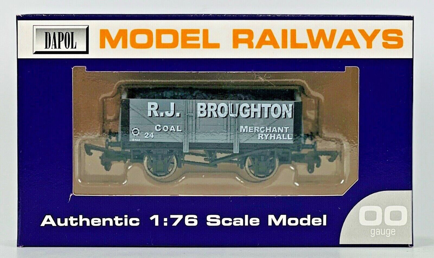 DAPOL 00 GAUGE - R.J BROUGHTON COAL MERCHANT RYHALL NO.24 (LIMITED EDITION)