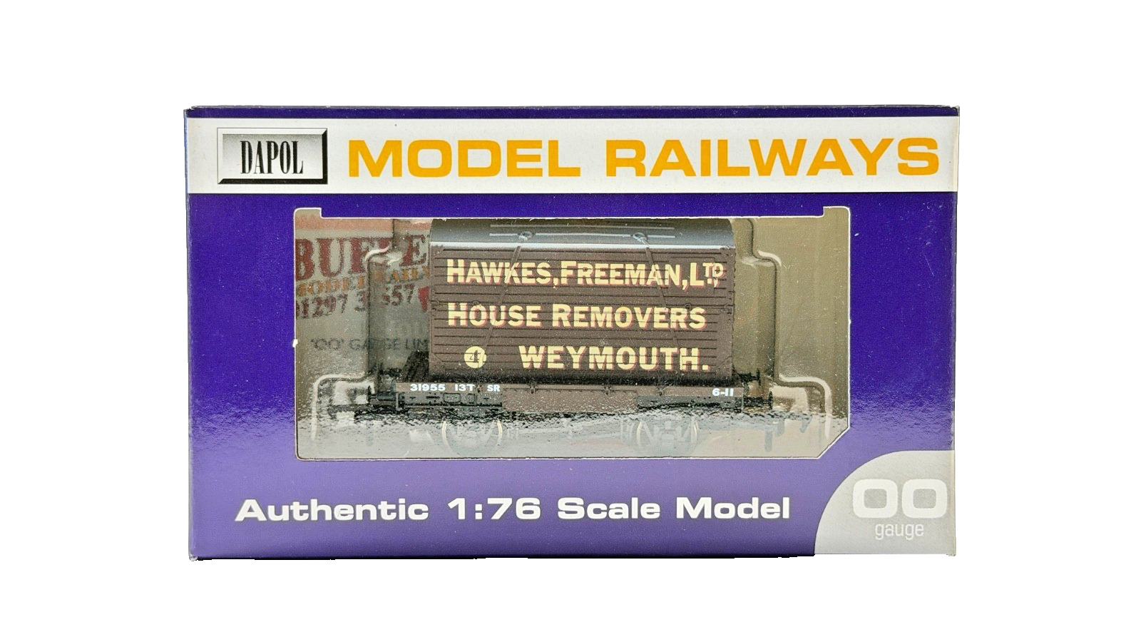 DAPOL 00 GAUGE - HAWKES FREEMAN HOUSE REMOVERS WEYMOUTH NO.4 (LIMITED EDITION)