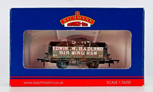 BACHMANN 00 GAUGE - 37-062A - 5 PLANK WAGON WOODEN FLOOR 'EDWIN W BADLAND' TMC