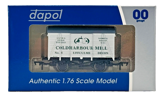 DAPOL 00 GAUGE - COLD HARBOUR MILL UFFCULME DEVON VENT VAN 4 (LIMITED EDITION)