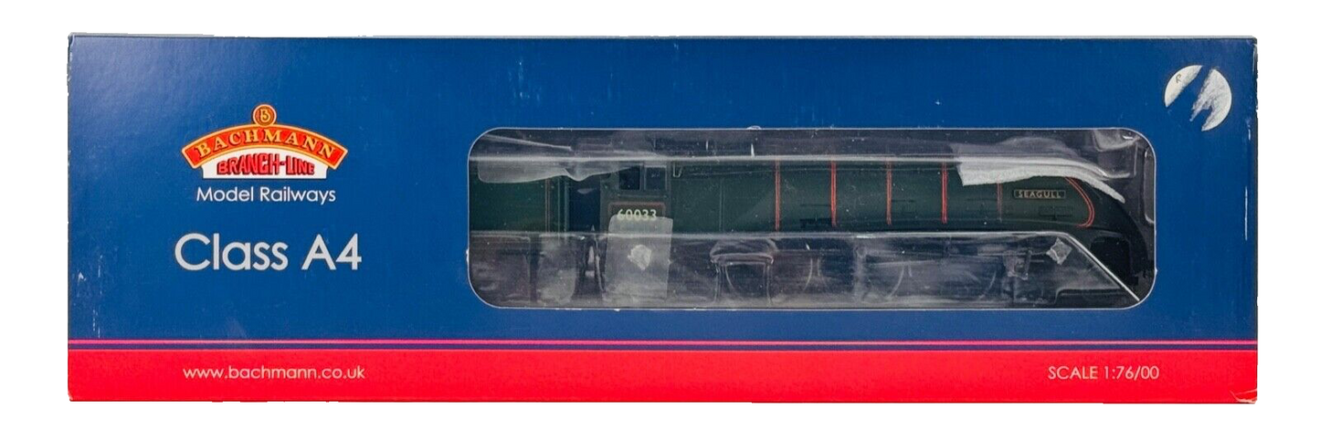 BACHMANN 00 GAUGE - 31-967 - BR 4-6-2 GREEN CLASS A4 60033 'SEAGULL' - DCC SOUND