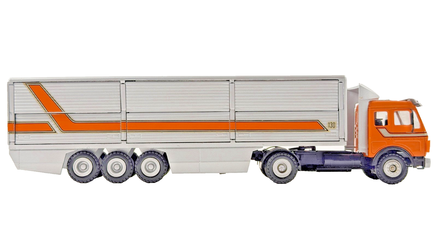 CONRAD 1/50 SCALE DIECAST 1633 MERCEDES BENZ SIDE LOADING TRAILER LORRY UNBOXED