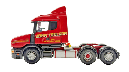 CORGI 1/50 SCALE DIECAST JOHN TOULSON SCANIA T CAB TRACTOR + MIRRORS UNBOXED
