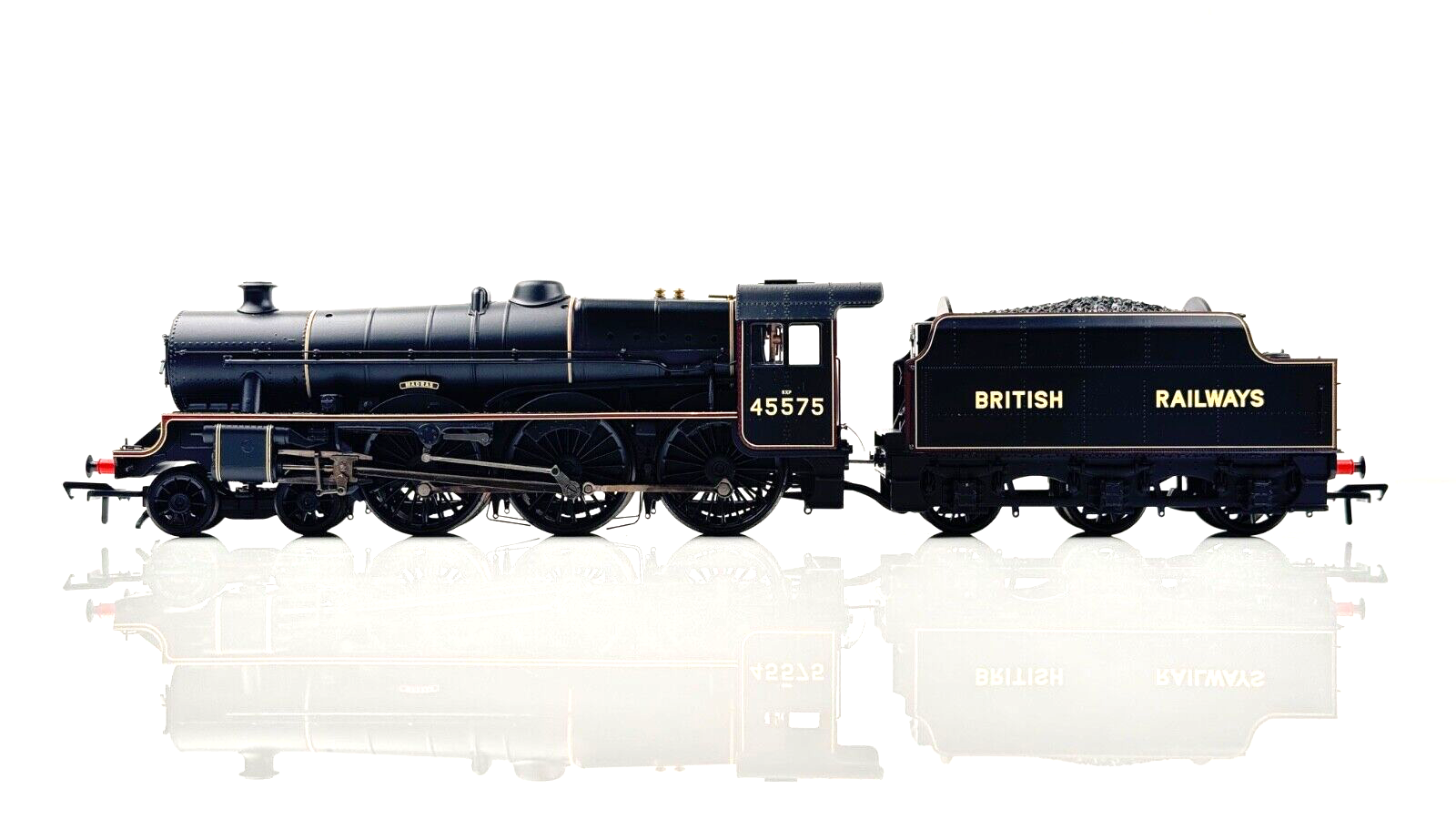 BACHMANN 00 GAUGE - 31-190 - JUBILEE CLASS 45575 'MADRAS' BRITISH RAILWAYS BLACK