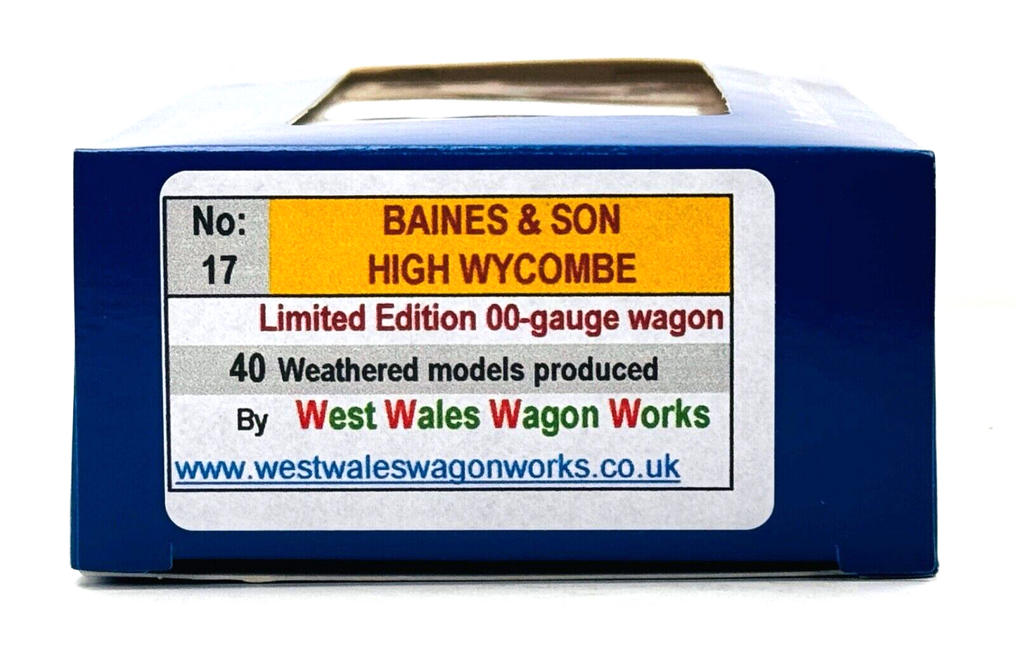 DAPOL 00 GAUGE - BAINES & SON HIGH WYCOMBE NO.655 (WEATHERED) (LIMITED EDITION)