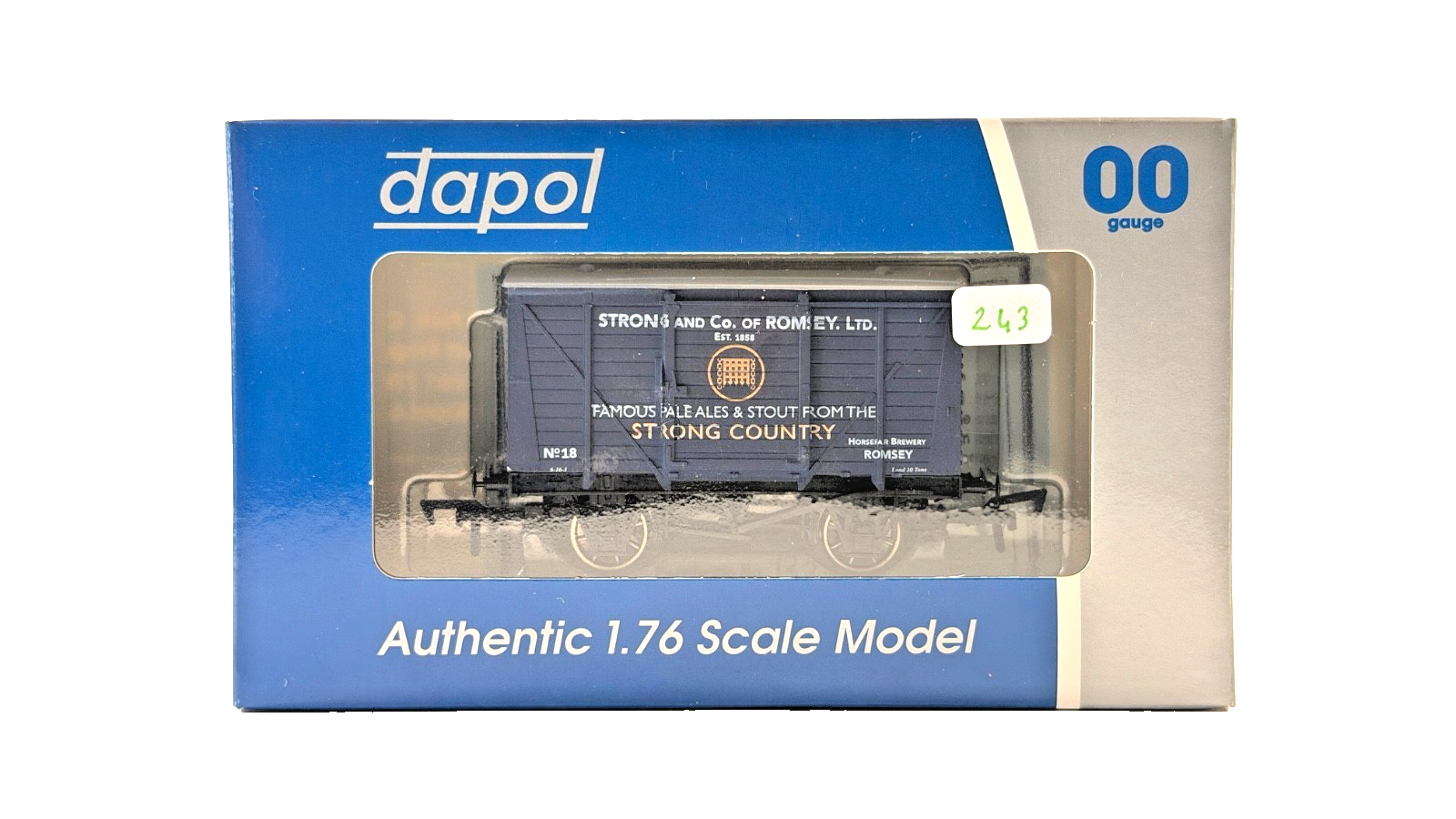 DAPOL 00 GAUGE - STRONG & CO ROMSEY FAMOUS PALE ALES NO.18 (LIMITED EDITION)