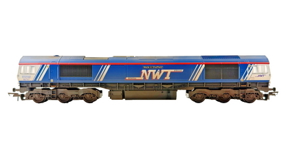HORNBY OO GAUGE - R3940 - CLASS 66 DIESEL 66747 GBRF NEWELL WRIGHT TMC WEATHERED