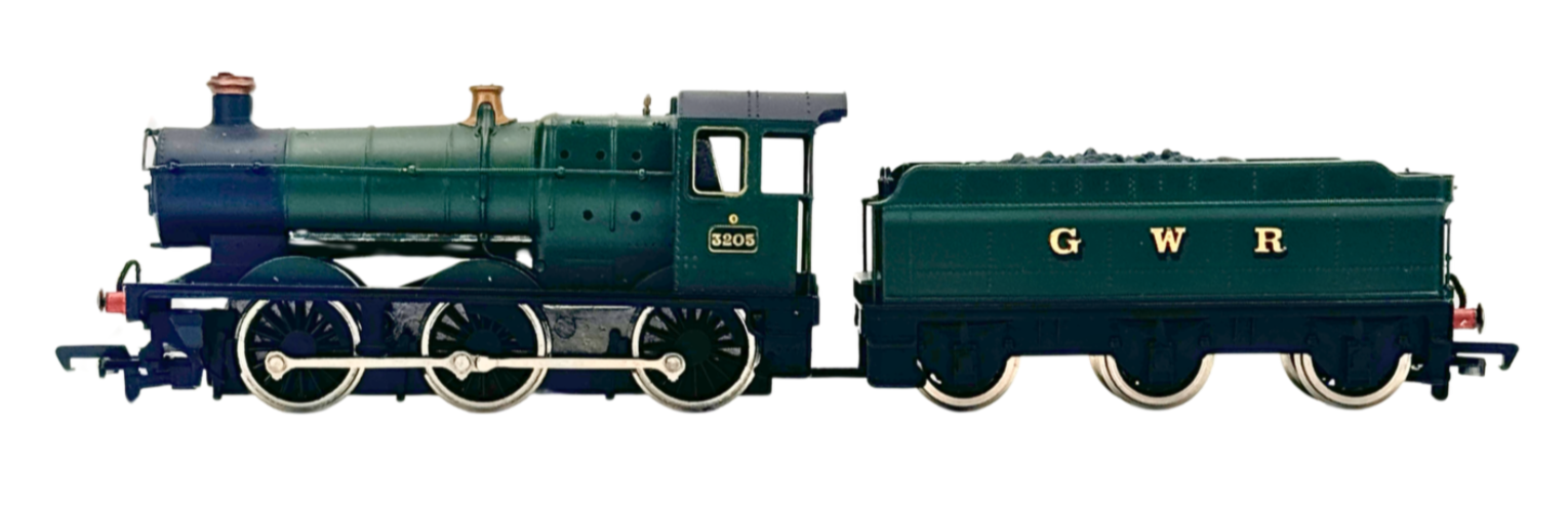 MAINLINE 00 GAUGE - 37-058 - GWR GREEN 0-6-0 COLLETT LOCOMOTIVE 3205 PART BOXED