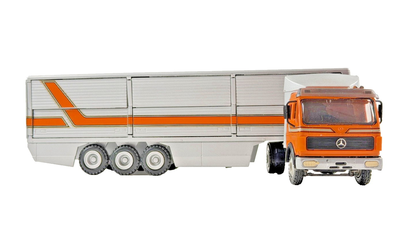 CONRAD 1/50 SCALE DIECAST 1633 MERCEDES BENZ SIDE LOADING TRAILER LORRY UNBOXED