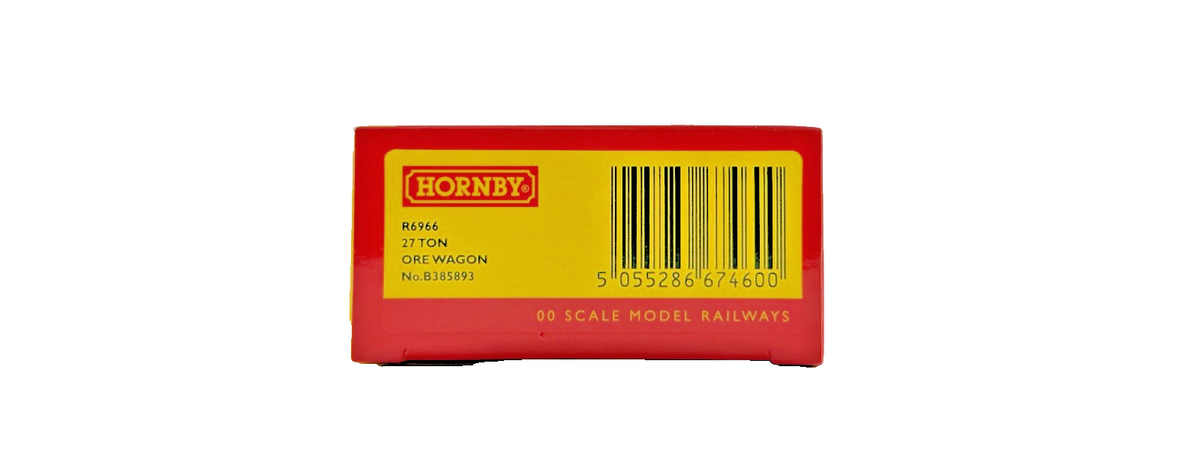 HORNBY OO GAUGE - R6966 - BR BAUXITE 27 TON ORE WAGON NO.B385893 BOXED