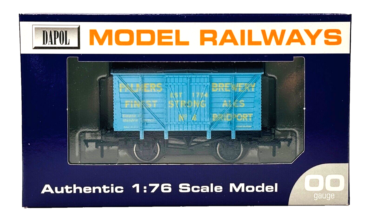 DAPOL 00 GAUGE - PALMERS BREWERY OF BRIDPORT VENT VAN NO.4 (LIMITED EDITION)