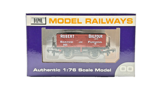 DAPOL 00 GAUGE - ROBERT BALFOUR BARROW IN FURNESS WAGON 161 (LIMITED EDITION)