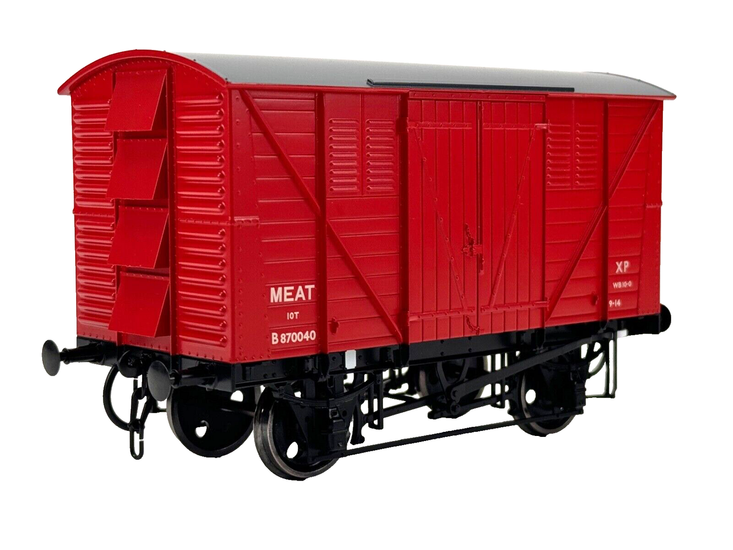 DAPOL O GAUGE - 7F-054-005 - BR MEAT VAN CRIMSON WAGON 870040 - BOXED