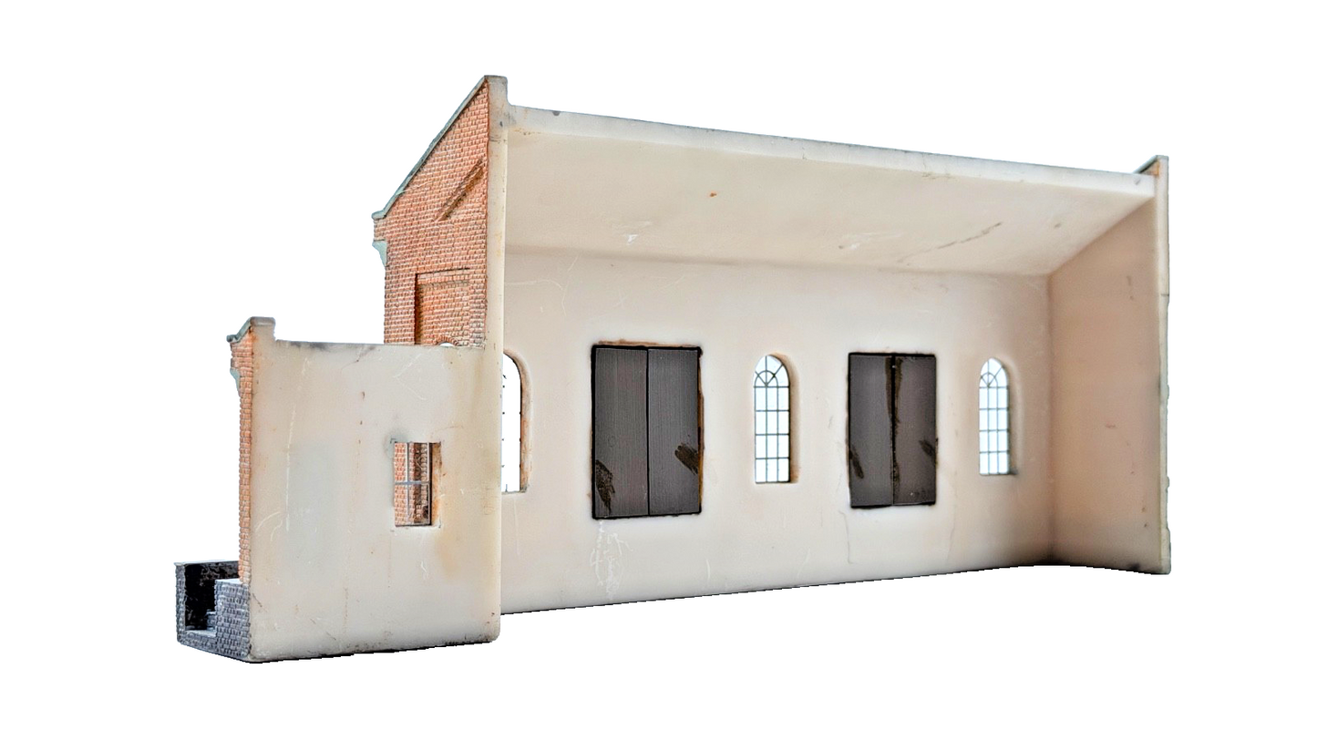 BACHMANN OO GAUGE SCENECRAFT - 44-238 - LOW RELIEF GOODS LOADING CANOPY UNBOXED
