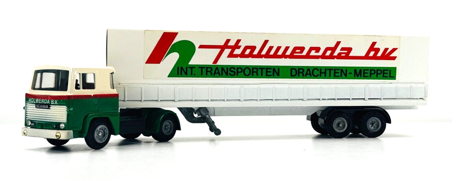 TEKNO 1/50 - 4217 - SCANIA 141 'HOLWERDA BV' INTERNATIONAL TRANSPORT - BOXED