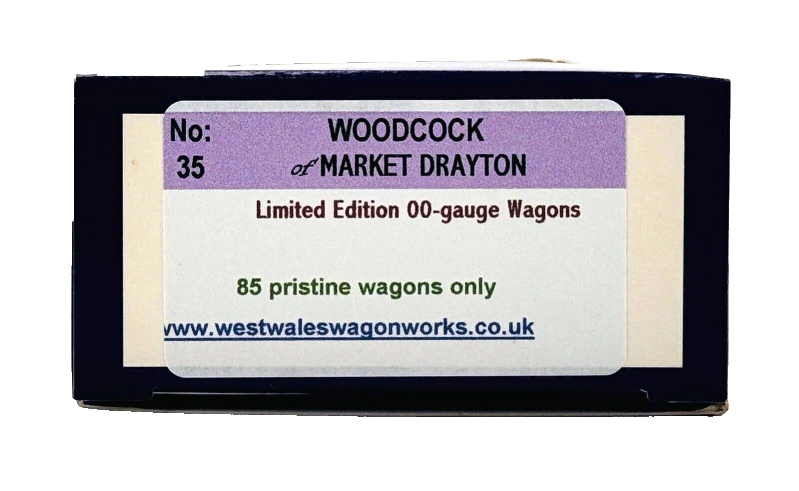 DAPOL 00 GAUGE - S. WOODCOCK COAL MERCHANT MARKET DRAYTON NO.7 (LIMITED EDITION)