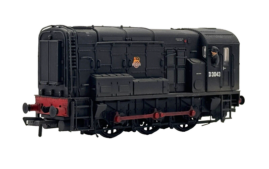 BACHMANN 00 GAUGE - 32-114A - CLASS 08 DIESEL SHUNTER D3043 RENUMBERED WEATHERED