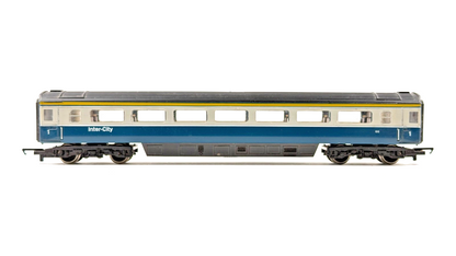 HORNBY 00 GAUGE - RAKE OF 4 INTERCITY 125 BLUE YELLOW PASSENGER COACHES UNBOXED